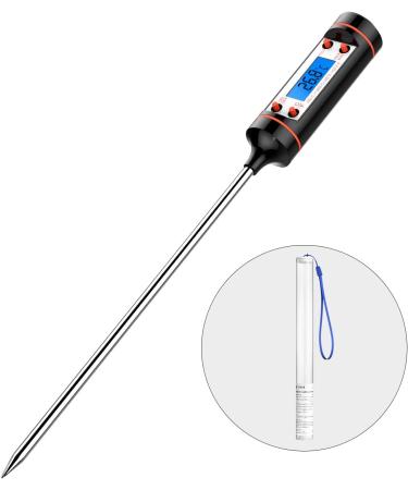CGZZ Digital Cooking Thermometer with 5.8 Stainless Steel Probe - Ideal for Kitchen, Food, Meat, Grill, BBQ - Buy Online on GoSupps.com