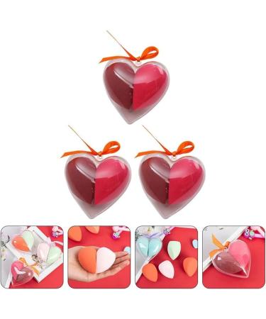 Sponge Cushion Puffs Makeup Sponge Blender Foundation Beauty Tool 3 Boxes Makeup Sponge Blender Heart Shaped Beauty Foundation Blending Sponge Powder Puffs for Liquid Cream Powder Random Color - Buy Online on GoSupps.com