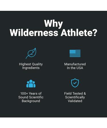 Wilderness Athlete - Peak Immunity | Vitamin D Vitamin C Zinc Supplements - Immune System Support - NAC Supplement - Quercetin Elderberry & Mushroom Supplement - Elderberry Capsules - Buy Online on GoSupps.com