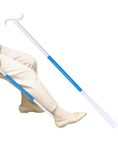 Aizuoni Sock Remover for Seniors | Easy Sock Aid Device | Adjustable & Multifunctional Dressing Tool | Perfect for Home Use | Blue & White - Buy Online on GoSupps.com