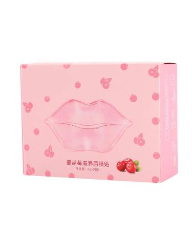 20PCS Cranberry Collagen Lip Masks - Hydrating & Exfoliating Crystal Lip Treatment for Moisture & Anti-Aging - Buy Online on GoSupps.com