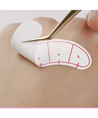 Lash Mapping Stickers: 210 Pairs (3 Packs) - Under Eye Positioning Tips for Eyelash Extensions - Self-Adhesive Paper Pads by EMEDA - Buy Online on GoSupps.com