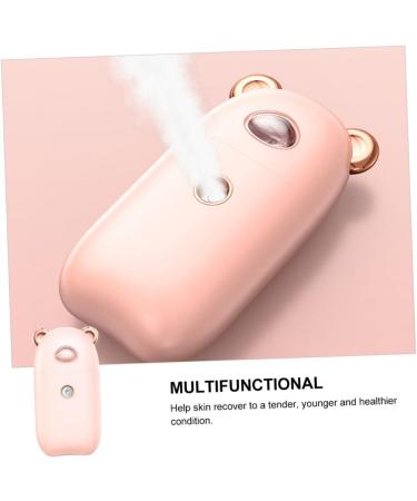 Veemoon 1pc Beauty Humidifier Skin Humidifier Face Sprayer Pink Moisturizing Evaporator Electronic Component 10.3X5.5CM Pink - Buy Online on GoSupps.com