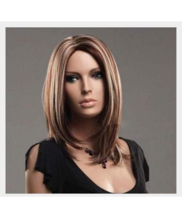 Buy BGHJUE N Wigmix Water Wave Wigs with Bangs - Heat Resistant Synthetic Long Brown Hair for African American Women | International Shipping Available - Buy Online on GoSupps.com