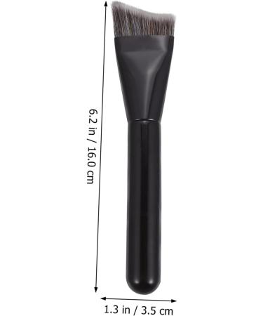 Didiseaon 1 Pc Makeup Brush Three-dimensional Contouring Bright Black Crease Brush Brochas Para Maquillaje Black Contouring Brush Smudge Brush Black Makeup The Brush Wooden Handle Fashion 16x3.5cm Black - Buy Online on GoSupps.com