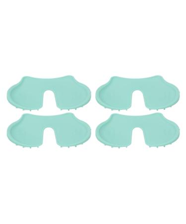 4PCS Shot Pain Reducer with Storage Box Reusable Shooting Assist Blocks for Kids and Adults to Eases Discomfort from Immunizations Injections (Light Green)