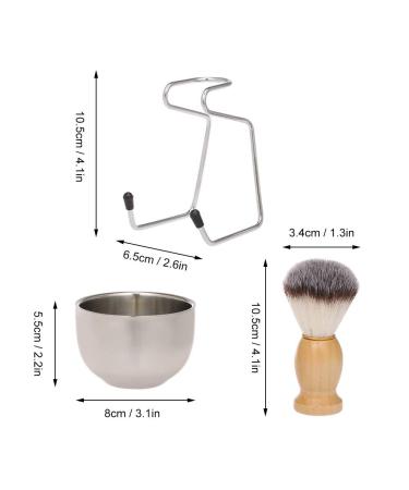 Zroven Male Shaving Set | Brush Soap Dish Stand & Beard Shaver Kit for Perfect Grooming - Buy Online on GoSupps.com