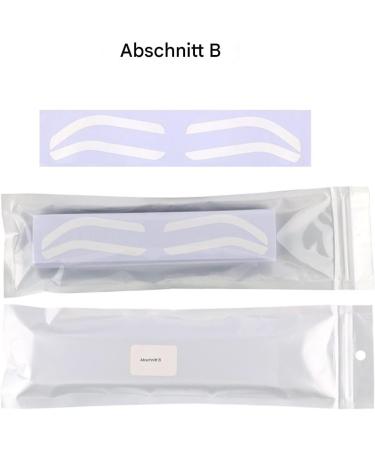  Generisch Brow Shaper Eyebrow - Set of 50 pairs of eyebrow stencils - For women - 50 pairs of professional templates - Adhesive tape - Makeup tinting sticker - Buy Online on GoSupps.com