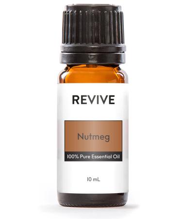Nutmeg Essential Oil by Revive Essential Oils - 100% Pure Therapeutic Grade for Diffuser Humidifier Massage Aromatherapy Skin & Hair Care
