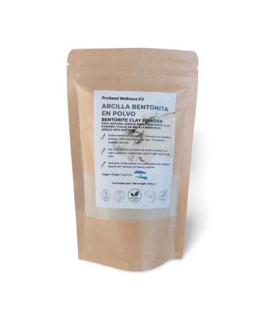 KAPTAN LDA 100 natural sodium bentonite clay powder 250 g for facial masks skin detox body wraps creams soft peels scrubs and soap making