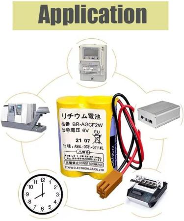 Buy 2 Pack 6V 2200mAh BR-AGCF2W Battery Replacement for A98L-0031-0011 - Fast International Shipping - Buy Online on GoSupps.com