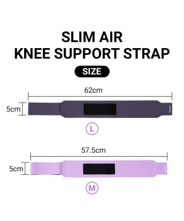Heybody Slim Air Knee Brace | Knee Pain Relief & Patella Protection Support | Ideal for Hiking, Soccer, Basketball, Running, Yoga & More | Medium Gray - Buy Online on GoSupps.com