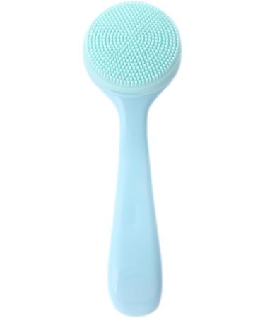 Face Scrubber Silicone Manual Facial Cleansing Brush Manual Facial Cleansing Brush Skin Friendly Waterproof Face Cleaning Scrubber Blue - Buy Online on GoSupps.com