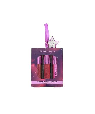 Profusion Cosmetics Euphoric Glam Mini Lipstick Trio - Limited Edition Holiday Set for Radiant Lips - Buy Online on GoSupps.com