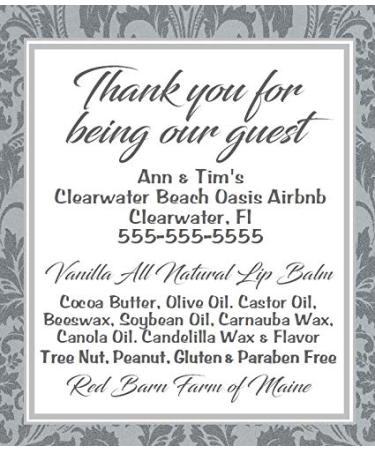 20 Customized Lip Balms for Your Rental B&B or Hotel Guests - Buy Online on GoSupps.com