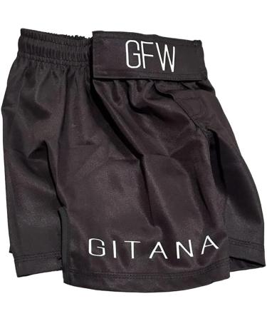 GITANA FIGHTWEAR 'Shadow' Kids MMA Fight Shorts - No-Gi BJJ Jiu Jitsu Grappling Sparring Shorts - Medium - Buy Online on GoSupps.com