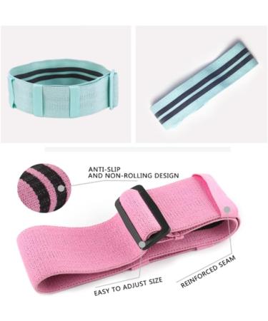 Anti-Slip Resistance Band Home Fitness Pilates Hip Circle Booty Elastic Training Yoga Band Workout (D 1) - Buy Online on GoSupps.com