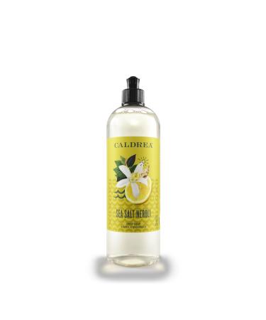 Caldrea Dish Soap Biodegradable Dishwashing Liquid made with Soap Bark and Aloe Vera Sea Salt Neroli 16 oz