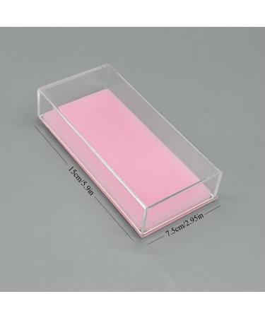Acrylic Eyelash Organizer - Grafting False Eyelash Pallet Display | Beauty Extension Supplies & Storage (Pink - Buy Online on GoSupps.com