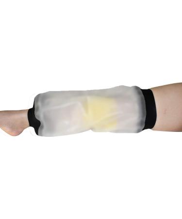 Waterproof Large Knee Cast Cover for Shower - Protector for Surgery, Wound, Burns - Reusable & Upgraded Design - Adult Size - Buy Online on GoSupps.com