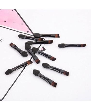 FOMIYES 50pcs Makeup Disposable Applicators Black Suit Eye Shadow Brush Eyebrow Brush Tool Miss Double Head 50pcs Black - Buy Online on GoSupps.com