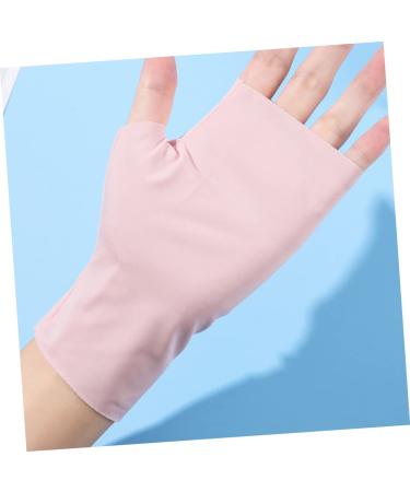 FOMIYES 5 Pairs Ice Silk Nail Gloves Uv Shield Gloves Nail Art Gloves Nail Art Supplies Nail Care Gloves Uv Ray Fingerless Glove Nail Lamp Gloves Uv Gloves Dryer Miss Sun Protection Nylon - Buy Online on GoSupps.com