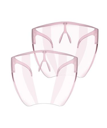 DEHOLIFER adults Mundsprung pink breathable washable mouth and nose protection adult mouth protection adjustable half face neckerchief mouth blanket 2PC