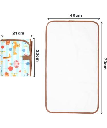 Lekebaby Portable Foldable Baby Changing Mat - Travel Friendly Hot Air Balloon Design - Buy Online on GoSupps.com