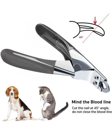 Mumusuki Pet Nail Clipper for Cats and Dogs | Professional Grooming Tool for Puppies Kittens Rabbits & Small Pets (Black) - Buy Online on GoSupps.com