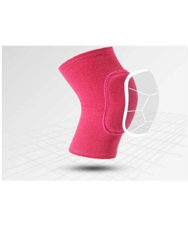 Hot Pink Small Knee Support Protector - Anti-Collision Sports Knee Pads for Men, Women, and Children - Ideal for Workout, Fitness, Yoga, Sports, and Dance - Buy Online on GoSupps.com