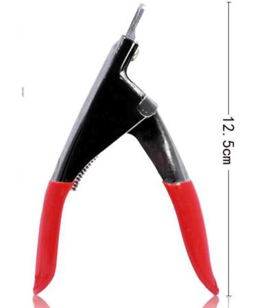 OUSIKA Nail Clippers 13.5 * 10cm U-Shaped False Tips Scissors Trimmer Red/Pink Round/Square Shapemake Manicure Tools Nail Clipper Cutter Nails - Buy Online on GoSupps.com