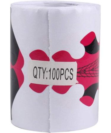 BeautyLeader 100Pcs/Roll Adhesive Nail Forms System Nail Sticker for UV Gel Acrylic Nail Tips Extension - Buy Online on GoSupps.com