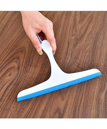 Soft Silicone Glass Window Wiper Cleaner Home Shower Mirror Scraper Blue - Buy Online on GoSupps.com