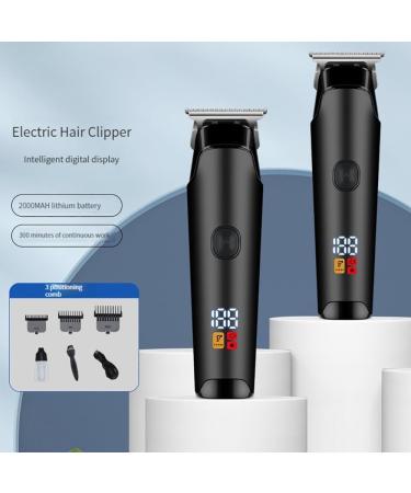 Pro Hair Clipper 2000mAh Hair Salon Special Oil Head Shaving Head Engraving Digital Hair Clipper Barber - Buy Online on GoSupps.com