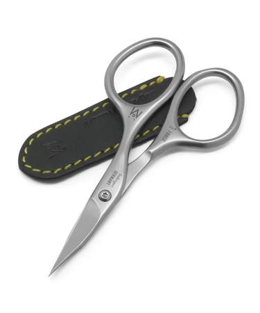 GERMANIKURE Nail and Cuticle Scissors - FINOX Stainless Steel Professional Manicure Tools in Leather Case - Ethically Made in Solingen Germany - 4702