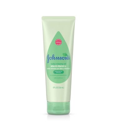 Johnson's, Baby Oil Creamy Aloe & Vitamin E, 8 fl oz