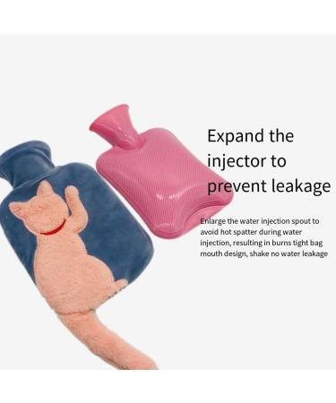 Experience Unmatched Comfort with Yuwqqoajv Plush Cat Cover Hot Water Bottle | 3D Neck Shoulder & Hand Warmer in Orange - International Shipping Available! - Buy Online on GoSupps.com