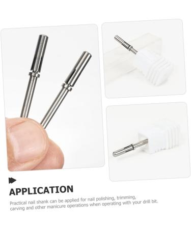 POPETPOP acrylic nails trim drill bit sculpt store manicure art drill shank nail shank for nail drill small grinding head Accessories shaft core women's bearing Tungsten steel - Buy Online on GoSupps.com