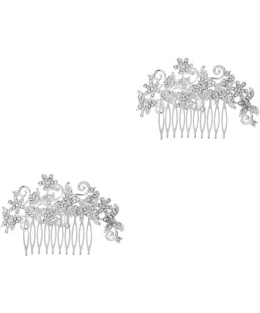 FRCOLOR Bridal Wedding Hair Comb Wedding Tiara Rhinestone Comb Pearls Tiara Hair Clips Hair Clips Wig Hair Comb Slide Clip Hairpiece Hair Comb with Rhinestones Vintage Headpiece Hair Pin - Buy Online on GoSupps.com