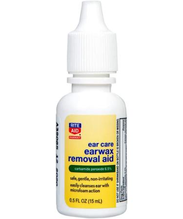 Rite Aid Earwax Removal Aid 0.5 fl oz - 6.5% Carbamide Peroxide | Ear Cleaner Kit - Buy Online on GoSupps.com