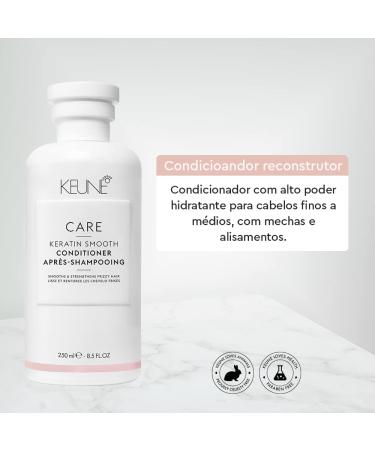 Keune Care Keratin Smooth Conditioner 250 ml - Professional Hair Treatment for Silky Smooth Hair | International Shipping Available - Buy Online on GoSupps.com