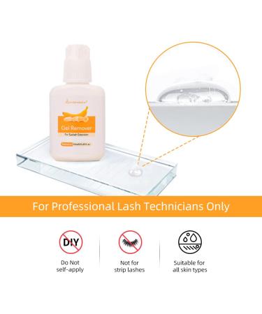 Lunamoon Eyelash Remover Gel 15ml - Premium Adhesive & Extension Remover for Single Eyelashes - Buy Online on GoSupps.com