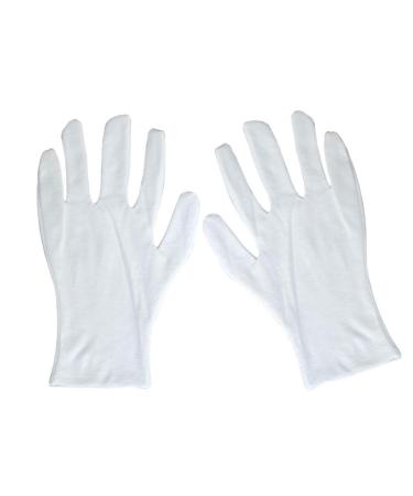 minkissy White Gloves 18 Pairs Factory Gloves White Lengthen Work Cotton Gloves Cotton Work Gloves - Buy Online on GoSupps.com
