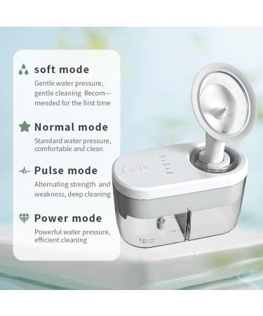 Yohencin Electric Ear Wax Removal Tool Kit - Safe & Portable Electric Ear Cleaner with Water Collector - 4 Cleaning Modes for Effective Irrigation Ear Wax Removal - Buy Online on GoSupps.com