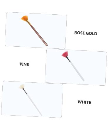 3pcs Facial Brush Set - Highlight Liquid Foundation & Blush Applicator for Dolls | Makeup Kit & Eyelashes - Buy Online on GoSupps.com