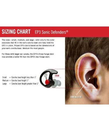 SureFire EP4 Sonic Defenders Plus filtered Earplugs  triple flanged design  reusable  Clear  Medium - Buy Online on GoSupps.com
