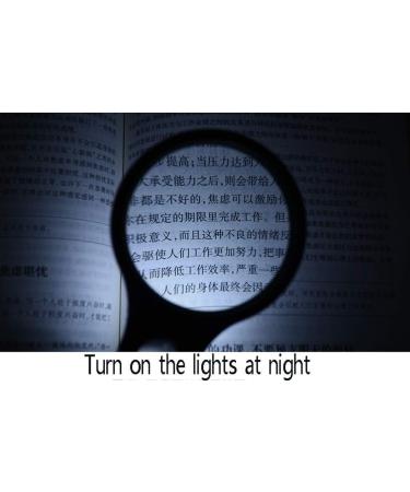 Handheld Magnifying Glass Magnifying Glass With Light 30X Handheld Large Magnifying Glass LED Illuminated Lighted Magnifier For Seniors Reading Soldering Inspection Coins Jewelry Exploring Read 90mm - Buy Online on GoSupps.com