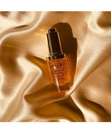 Natural Vibes Gold Beauty Oil Elixir - Nourishing Face Lips & Neck Oil for Restful Sleep | 15 ml - Buy Online on GoSupps.com