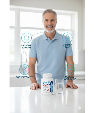 ARCTICCOLLAGEN Prostate Ultra Supplements for Men Prostate Health Formula (60 Capsules) (3) - Buy Online on GoSupps.com