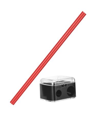 BELLIFFY 1 Set Eyebrow Pencil Eyebrow Pen Makeup Tools Positioning Pen Eyebrow Line Pen Red Wood 1 count (Pack of 1) Red